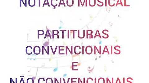 O que é notação musical convencional?