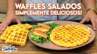 Waffles Salados