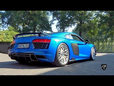 CRAZY LOUD Audi R8 V10 Plus With Capristo Exhaust System! REVS & More SOUNDS!