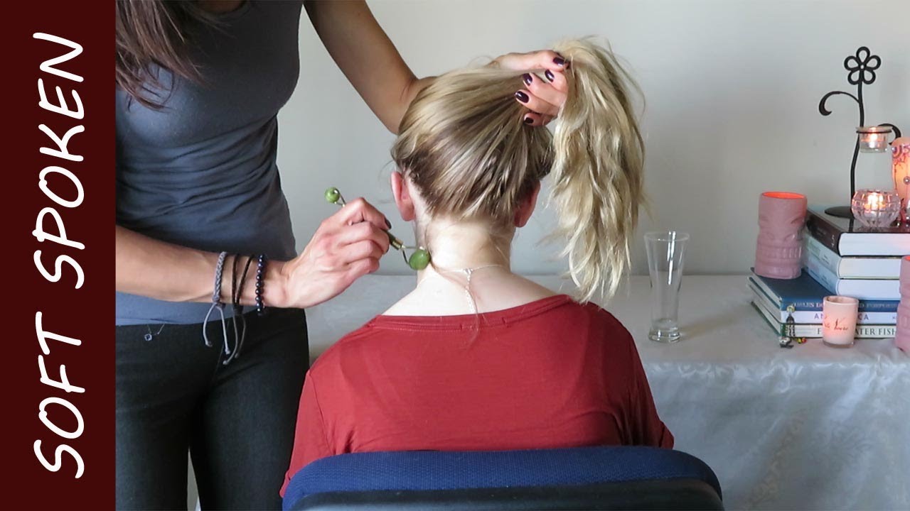 So relaxing hair play and brush soft spoken ASMR