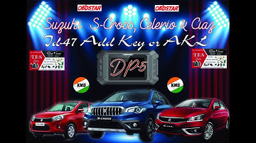 Suzuki S-Cross id47 add key or AKL by Obdstar KMD DP 5, car key makers in Khammam