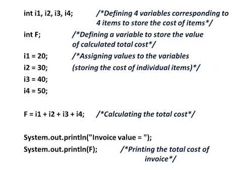 Java Basics Video 3:Variable Defining, Value Assignment to a Variable ...