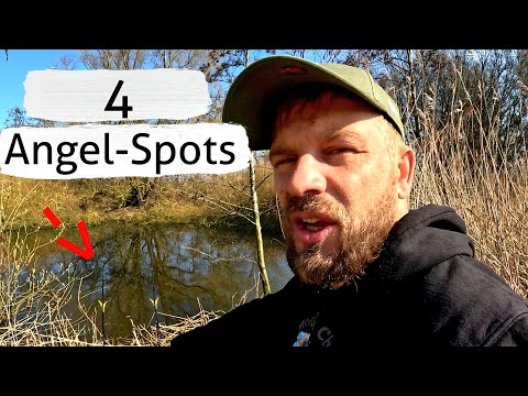 Frühjahrs Angeln an 4 verschiedenen Spots mit Erfolg 😁🤣🎣
