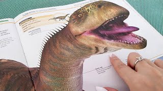 ASMR Dino Book Page Turning & Some Page Squeezing • No Talking screenshot 3