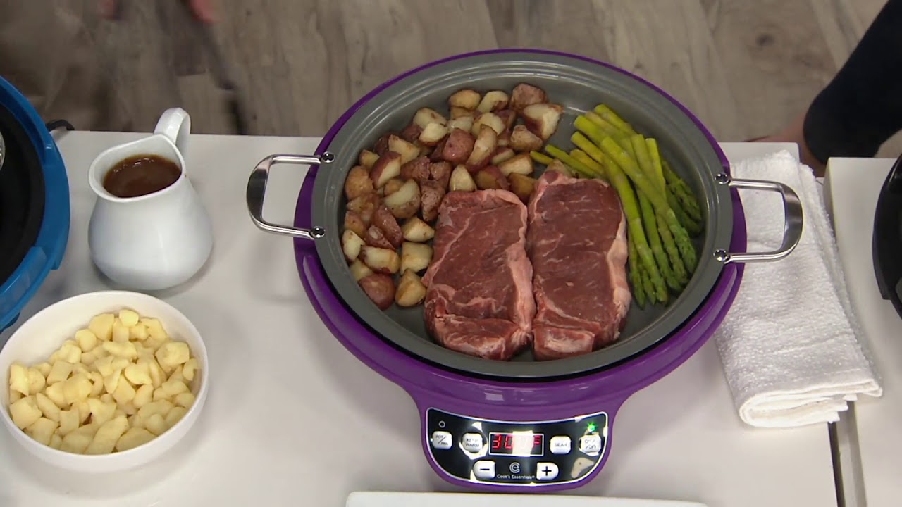 Cook's Essentials 12" Nonstick Induction Griddle on QVC YouTube