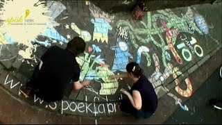 Klabauterlinge Spöken Auf Fußweg Vor Der Spökfabrik - 10 Jahre Illustratoren Organisation Io