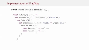 4.9 Implementation of flatMap on Future