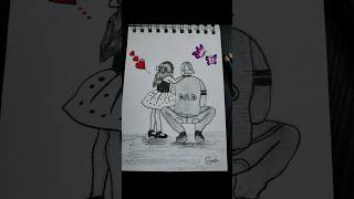 🦋"A father's love lasts a lifetime."#pencilarts#fatherdaughter#dadlove#sketchart#artreel #artshort