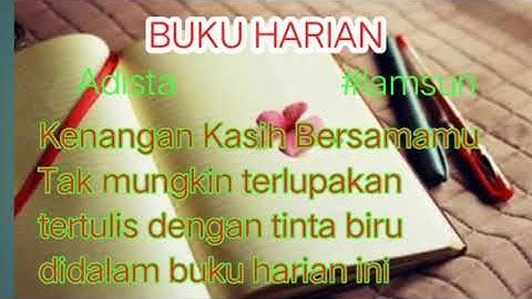 BUKU HARIAN -ADISTA#LAMSUN