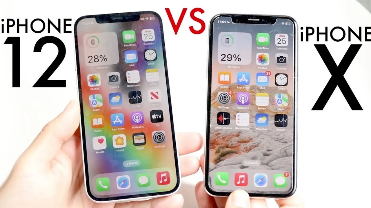 iPhone 12 Vs iPhone X In 2025! (Comparison) (Review) - YouTube