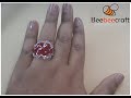 Tutorial anillo con biconos muy fácil (Video colaboración con BEEBEECRAFT.COM) Cod de descuento CYL5