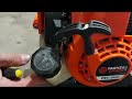 Leaf blower carb adjustment