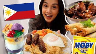 i only ate FILIPINO FOOD for 24 hours