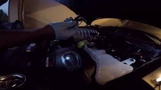 Challenger Hellcat with Demon 700cc Fuel Injectors Installed