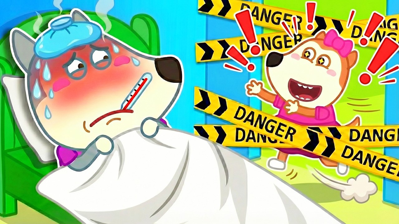 Почему мама убегает от Люси? | Урок о заботе и тишине | Wolfoo Russian