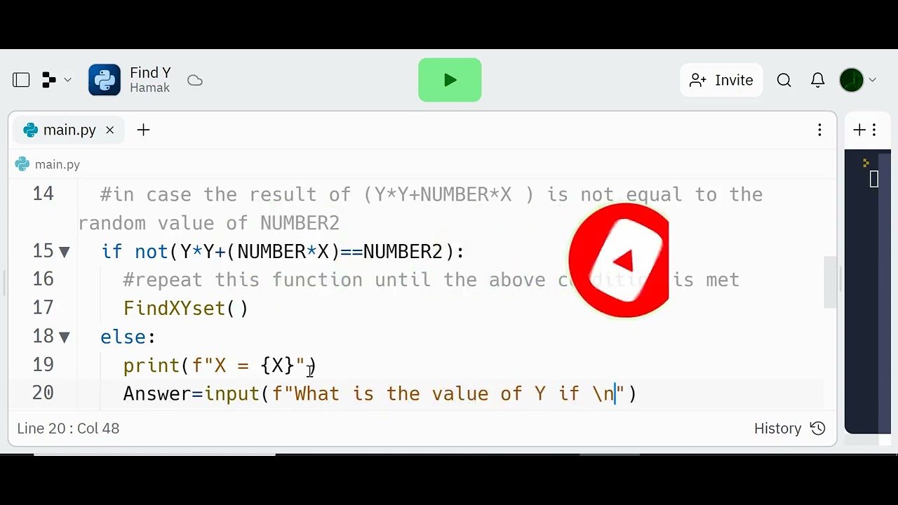 Python Programming with Maths Algebraic Equations - YouTube