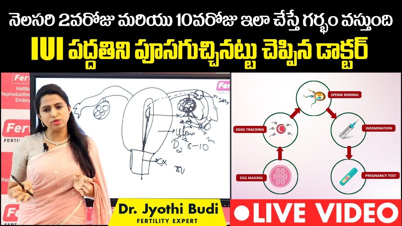 నెలసరి 10వరోజు ఇలా | IUI Process Step By Step in Telugu | Best Fertility Center | Dr Jyothi Ferty9