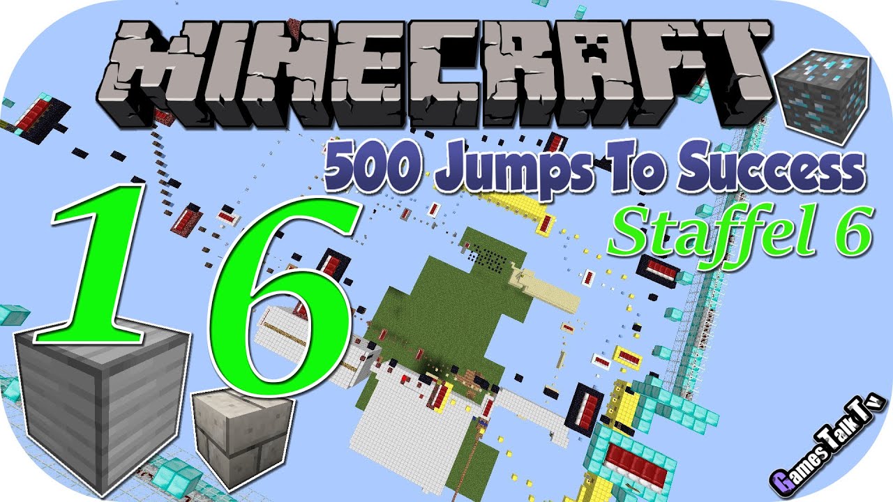 Minecraft Adventure Map Staffel 6 ~ 500 Jumps to Success ~ #16 [HD+ ...