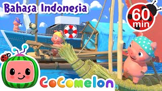 Tiga Babi Kecil Jadi Bajak Laut🏴‍☠️🐷🐷🐷 | CoComelon Bahasa Indonesia - Lagu Anak | Nursery Rhymes screenshot 4