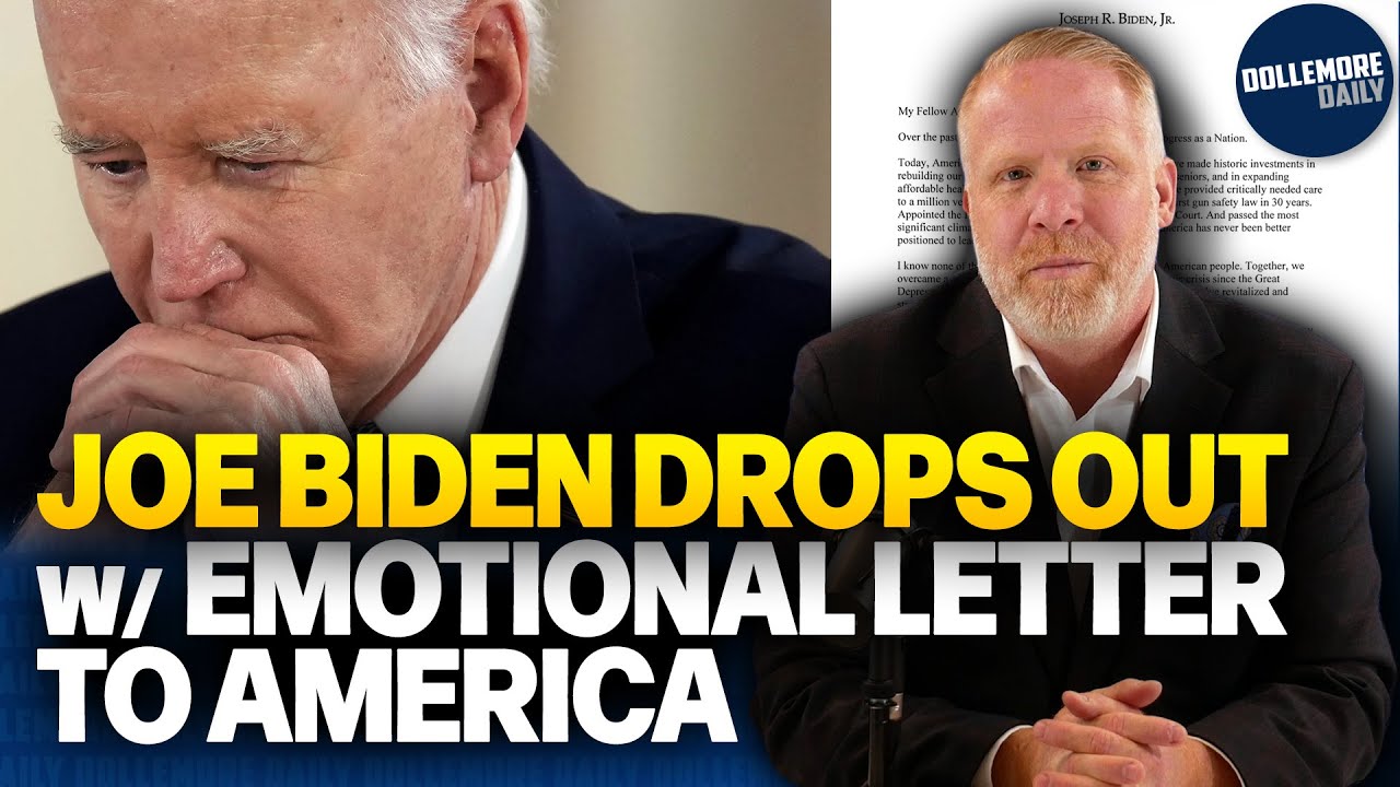Joe Biden Drops Out of Race w/ BEAUTIFUL MESSAGE to Americans!