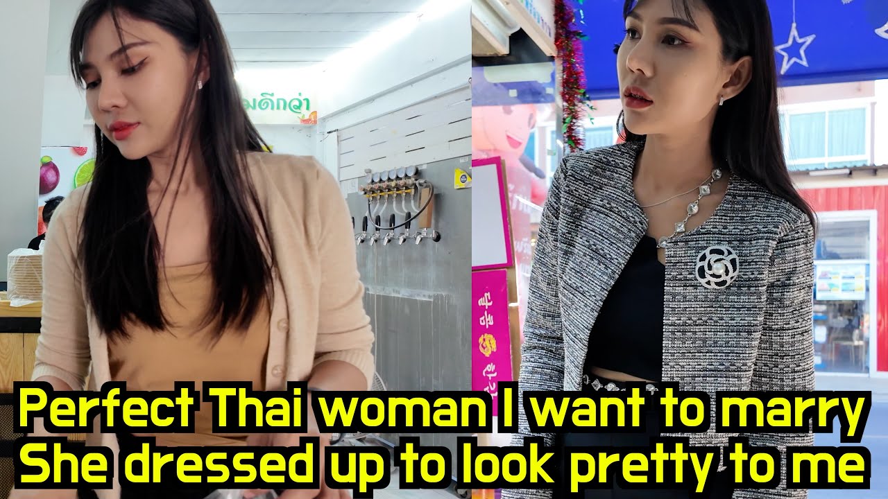 Perfect Thai woman I want to marry😳 She Dressed Up to Look pretty to me but I Let Her Down