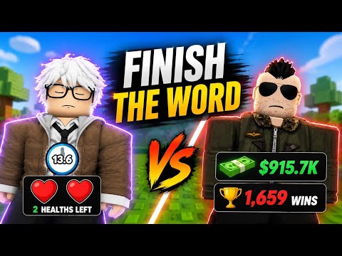 Finish The Word - This PRO Player Was WAY Too Good…