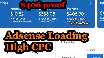 Adsense Loading High CPC Automation Method 2026  Adsense Loading Earning Proof