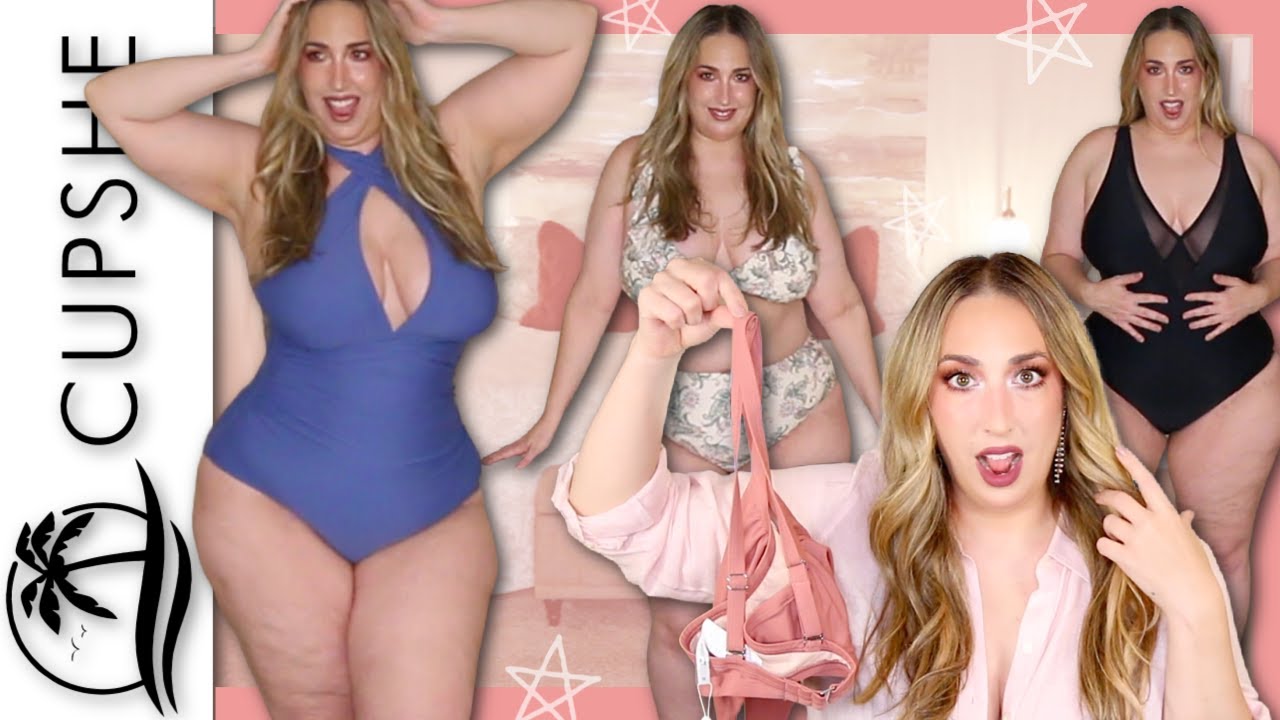 MIND...BLOWN!! Are they for REAL?? Cupshe Plus Size Swimsuit Haul