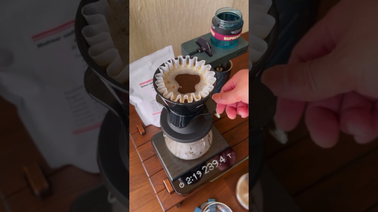 Brewing Coffee with OREA O2 BREWER & REGULATOR #coffee #pourover