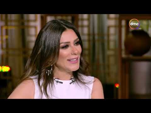 مساء  الفنانة انجي المقدم تتقمص دور المذيعة في مساء 