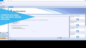 YourSite Explorer: Mail and Email Server Creation: MiContact Center Business
