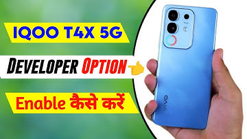vivo t4x developer option enable kaise kare | how to use developer option on vivo t4x