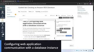 Module 6 - Guided lab - Creating an Amazon RDS Database