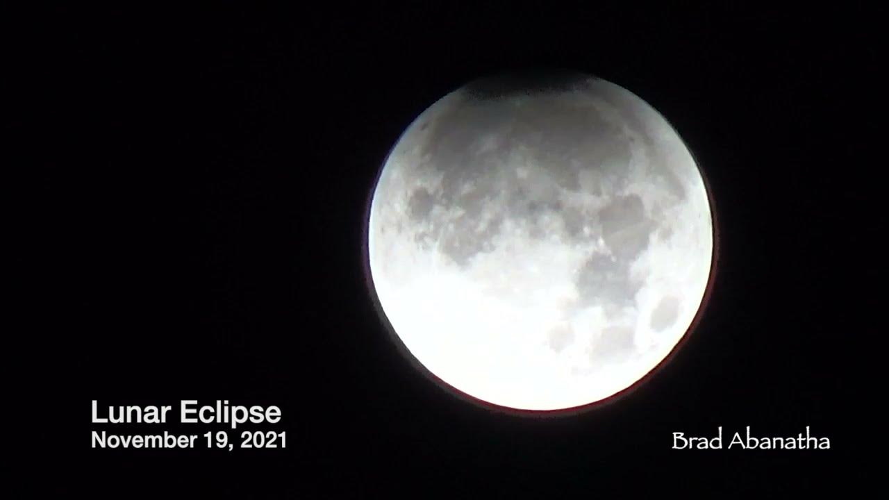 Lunar Eclipse November 19, 2021 Paducah, KY YouTube