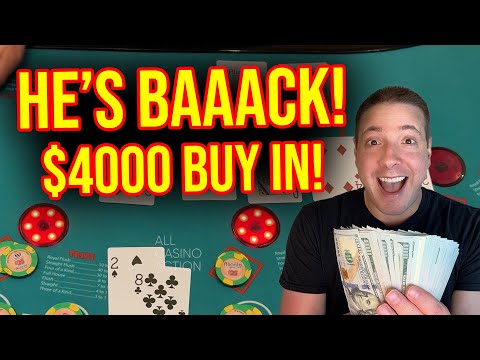 FLOPPED QUADS AGAIN!! ULTIMATE TEXAS HOLD’EM POKER FROM CANADIAN CASINO OMG!! $4000 BUY IN!! #poker