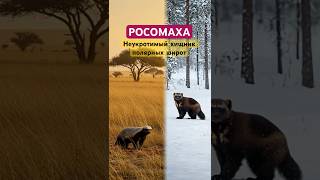 Росомаха: Неукротимый хищник полярных широт #росомаха #медоед #животные #animals #wolverine