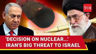 'Will Hit Israel...': Iran's Big Nuclear Threat After Khamenei's 'Call For Action' Over Gaza