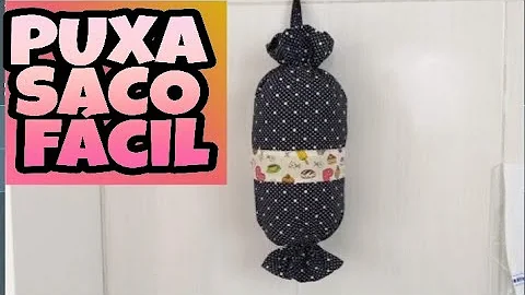 Como guardar sacolas plásticas no puxa saco?