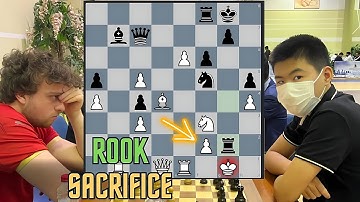Untitled Haowen Sacrifices his Rook to Beat Hans Niemann | Dubai Open 2023