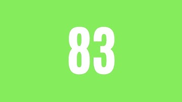 countup 100 - simple white speed 10x #greenscreen