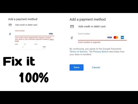 How to Fix Error Ensure Your Card Info is Correct or Try a Different Payment Method