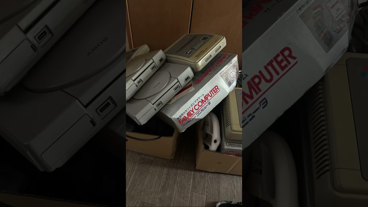 retro gaming treasure found in Japan! 🎮 Famicom, Super #RetroGaming #Nintendo #Famicom