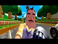 ПРИВЕТ СОСЕД В СУПЕР МАРИО КАРТ!HELLO NEIGHBOR ГАРРИС МОД!SUPER MARIO KART GARRY'S MOD!ШОУ ХРИПЛЫХ!