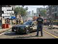 I became A POLICE OFFICER City Patrol in Los Santos | GTA V LSPDFR | Realistic Mod | 4K