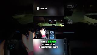 Ford Explorer Electric -Autonome 100 km/h  auf der Landstraße bei Nacht #fordexplorer #nachtfahrt
