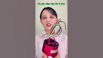 Vòng quay cổ góp điện hộp kín 6 pha, cổ góp điện hộp kín an toàn 6 pha