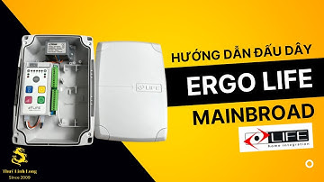 Hướng dẫn đấu dây điện bảng điều khiển cổng âm sàn ERGO LIFE 100% Ý