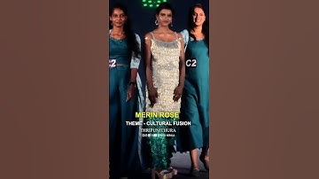 Merin Rose - Ramp Walking | GITD Designer Hunt 2023 #rampwalk #youtubeshorts
