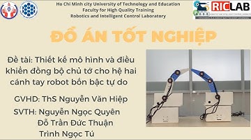 Design model and synchronous controller for dual 4-DOF manipulator