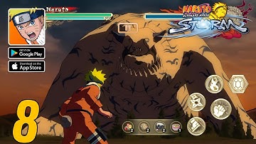 Naruto Ultimate Ninja Storm Mobile | Leaf Destruction Arc | Walkthrough Part 8 | Android & ios